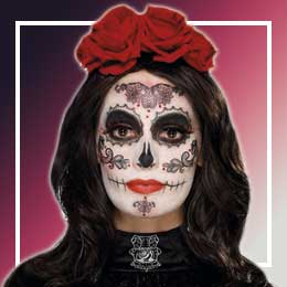 Maquillaje para Disfraces de Catrina y catrino